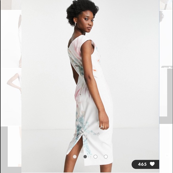 Ted Baker Soozie Serendipity Printed Bodycon Dress - Picture 3 of 12